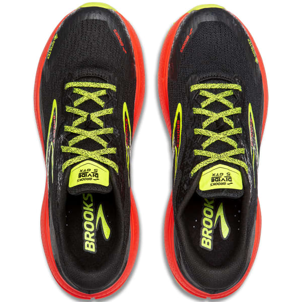 Chaussure trail BROOKS DIVIDE 5 GORE-TEX BLACK/CHERRY/LIME