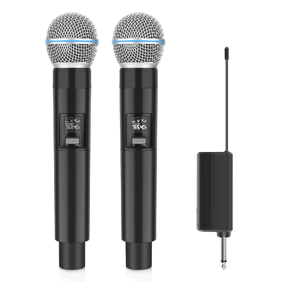 Yonis Microphone Sans Fil LED