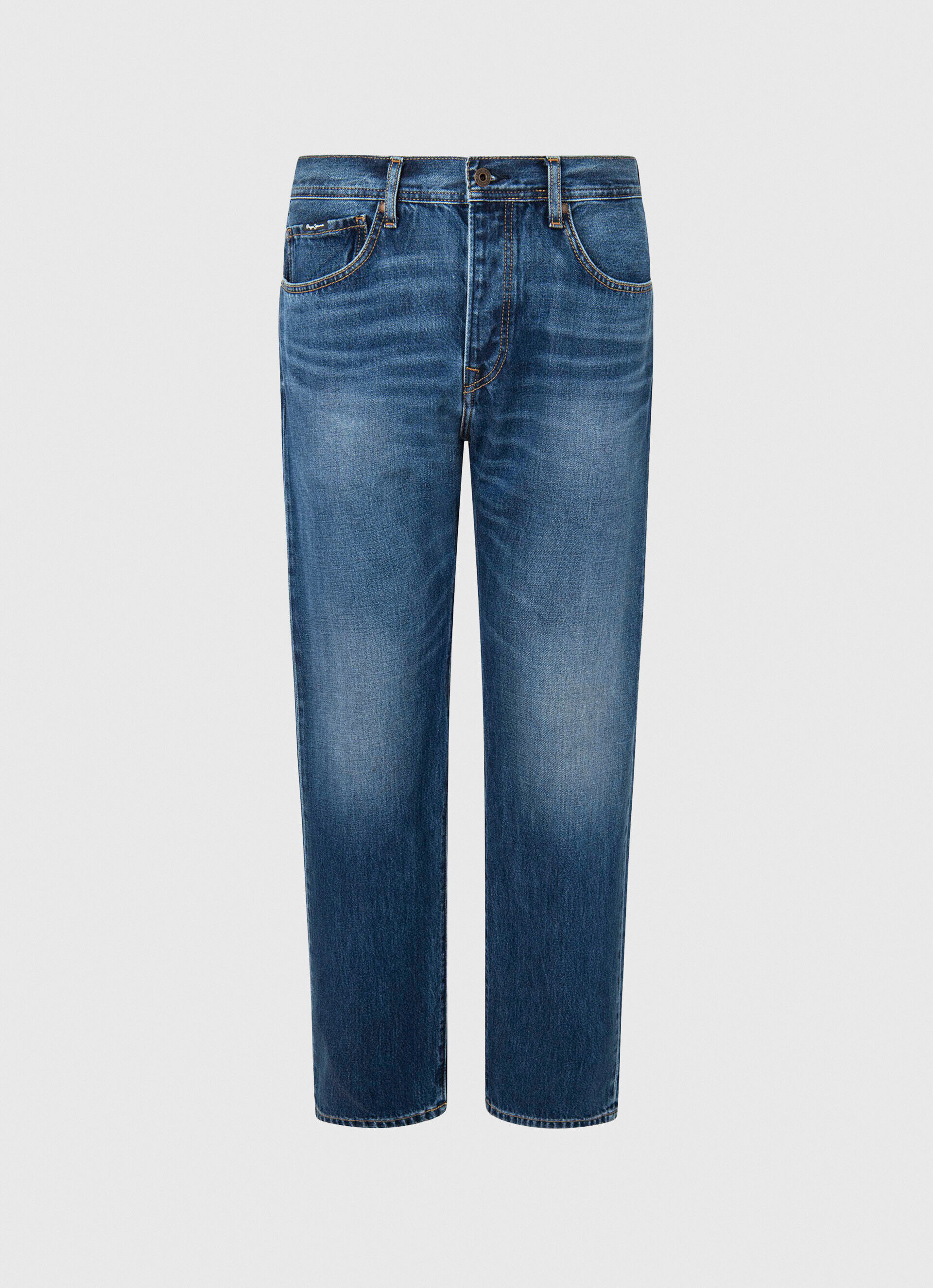 JEAN PENN FIT RELAXED TIRO CAÍDO - denim