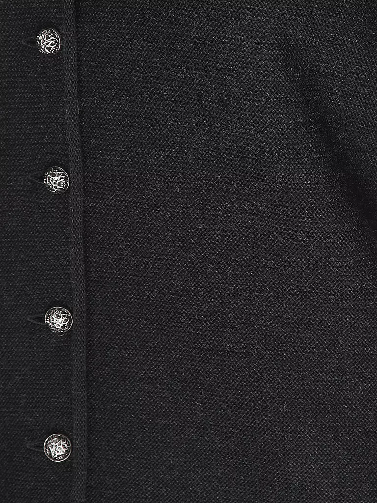 GOTTSEIDANK Trachten Strickjacke Slim Fit ANNA schwarz
