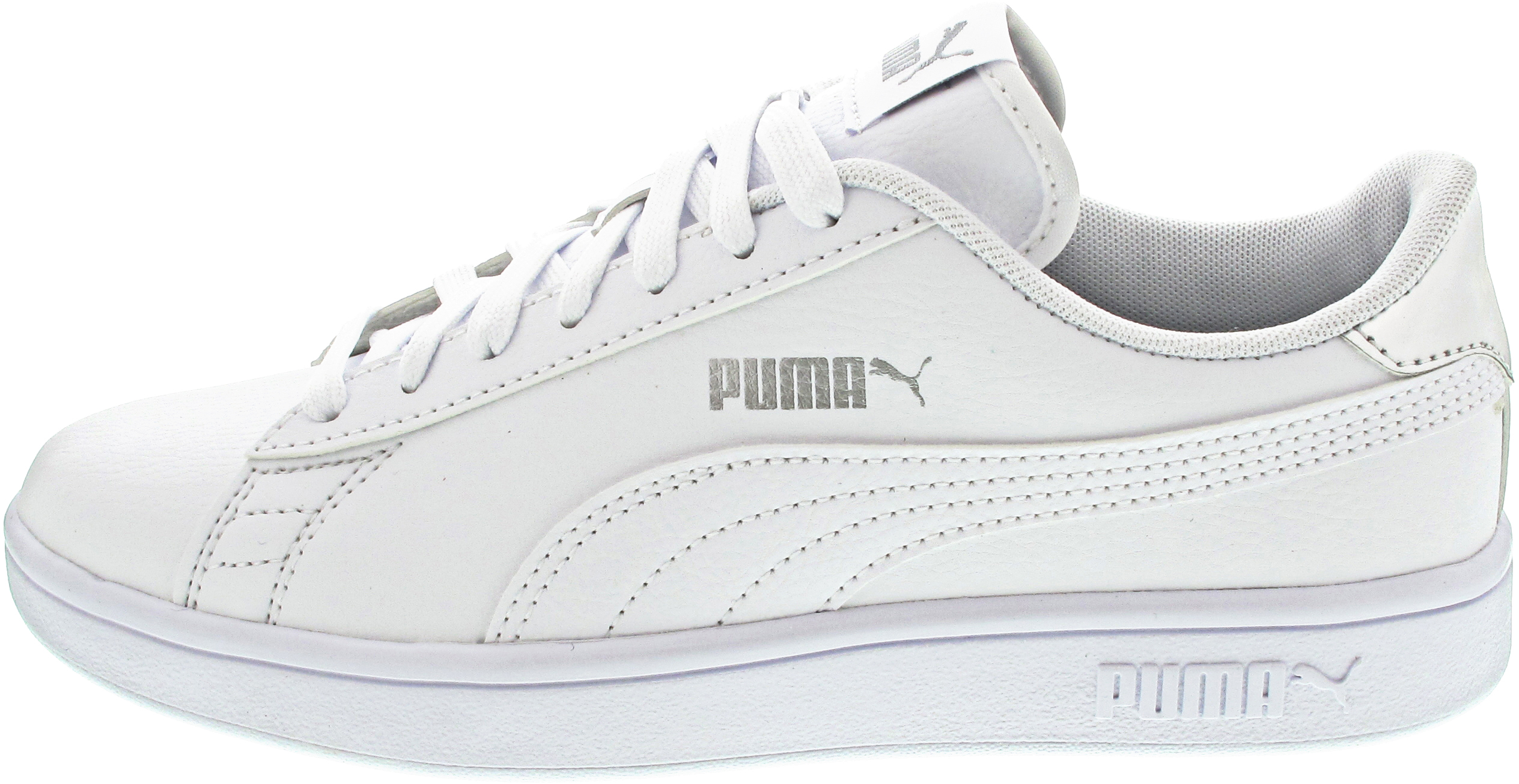 Puma Smash v2 Mirror Metallic Sneaker weiss