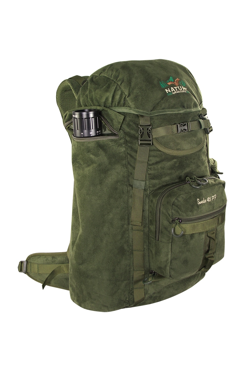 Marsupio Suede jaktsekk 45L<br>Komfortabel og lydløs jaktsekk!