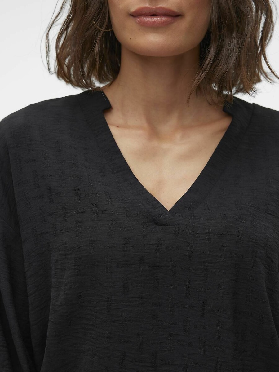 VERO MODA<br>Blusa com mangas bufantes e decote em V