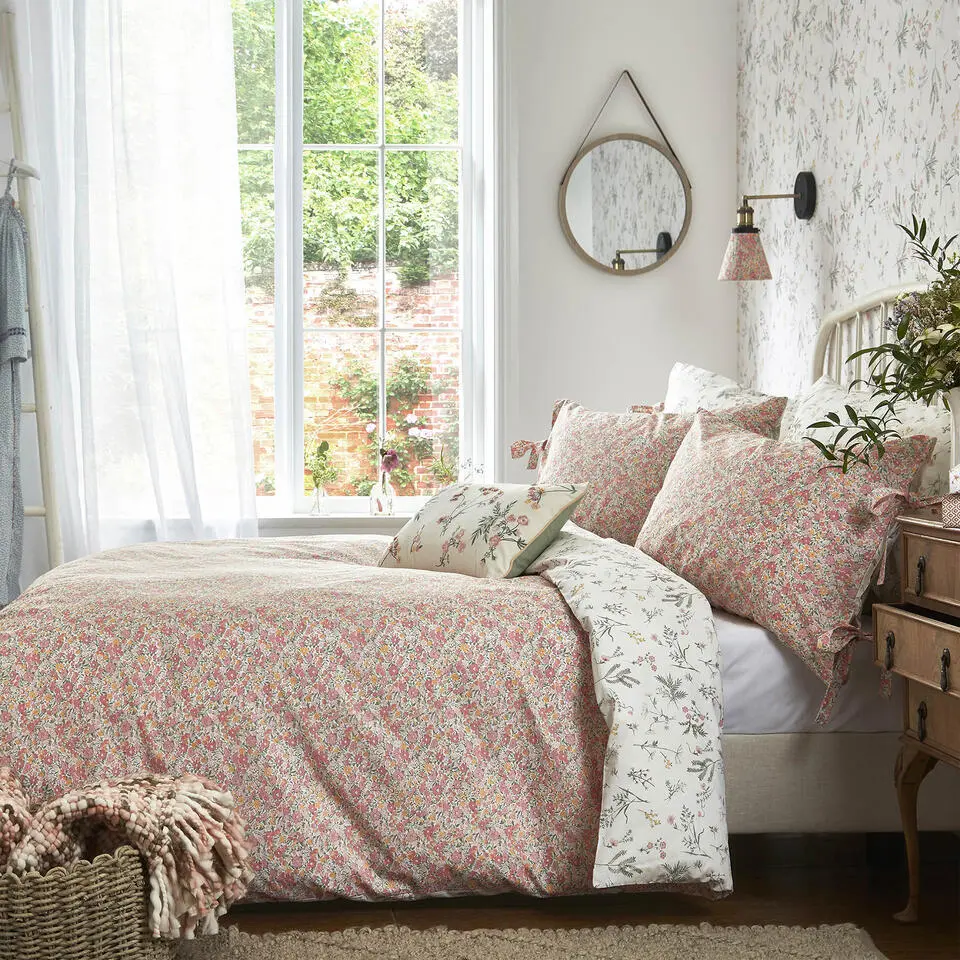 Laura Ashley Lovestone Dekbedovertrek - Bloemen - Lits-Jumaux