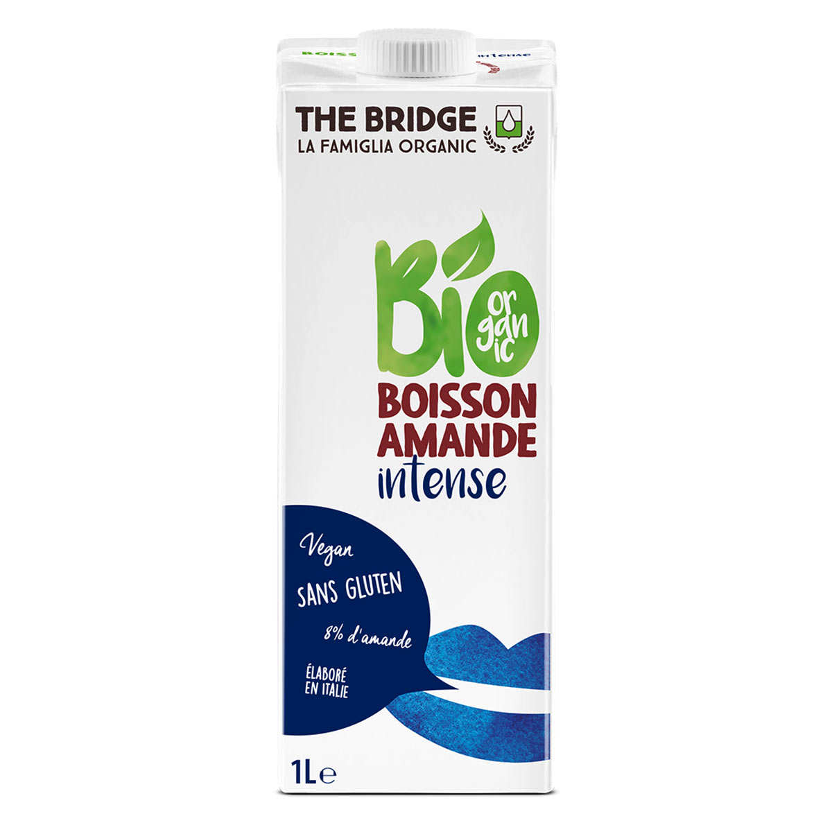 Lait d'amande bio et sans gluten