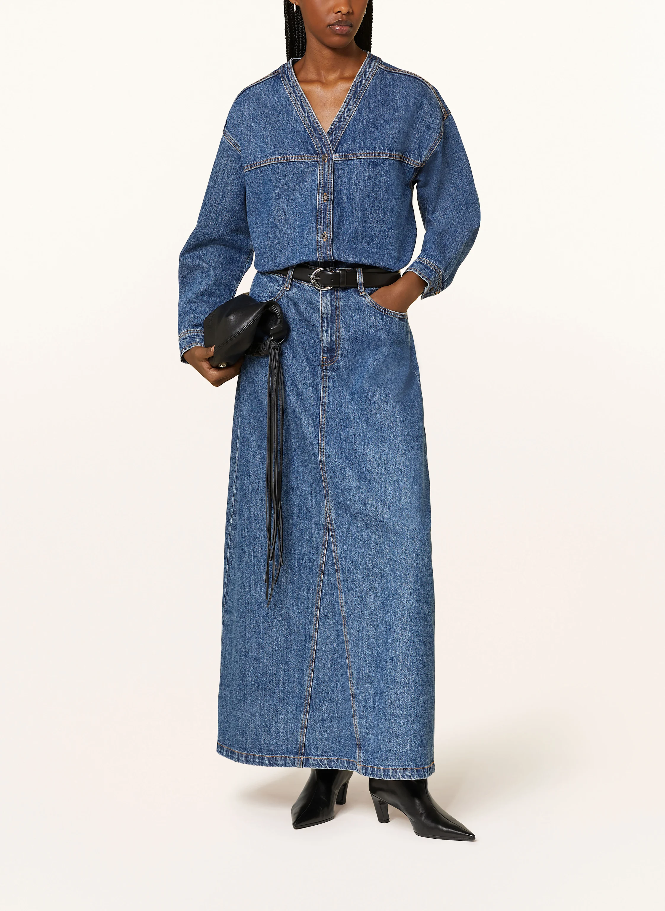 ICHI Jeansbluse IHAVENY