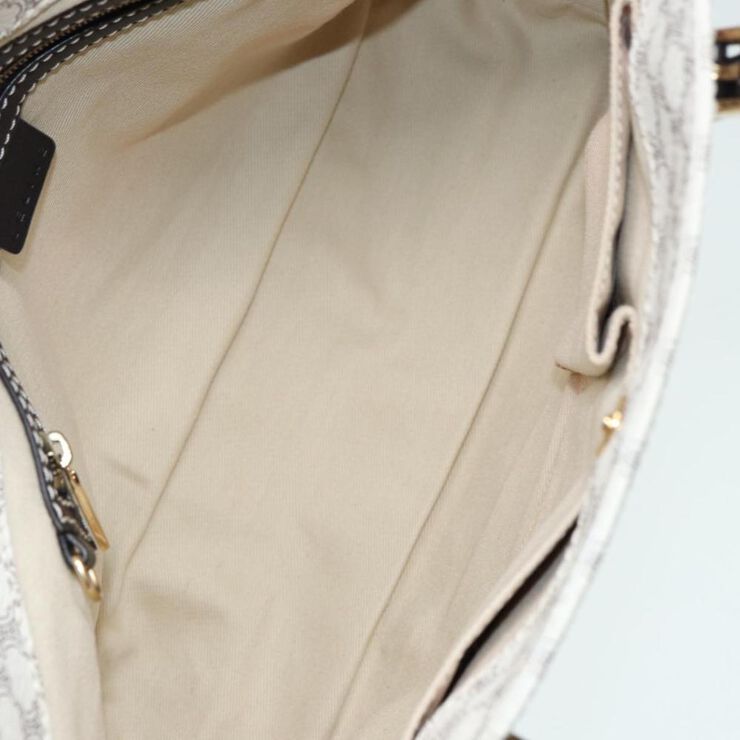 Celine Vintage Celine Tote White