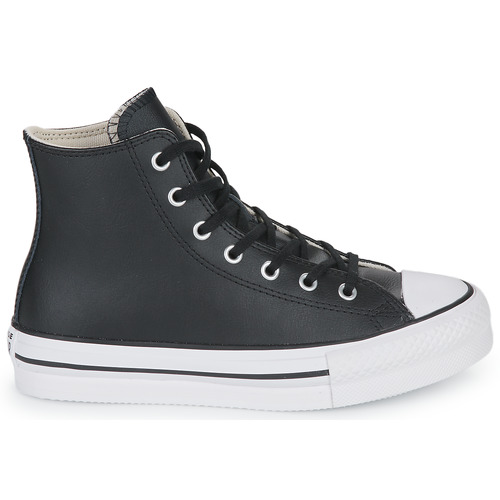 Converse - Chuck Taylor All Star Eva Lift Leather Foundation Hi - Noir