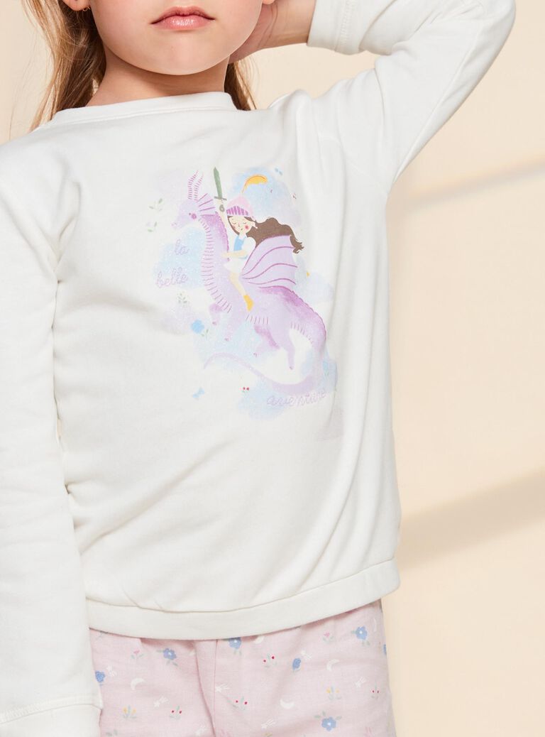 Ensemble pyjama à dragon et chevalière