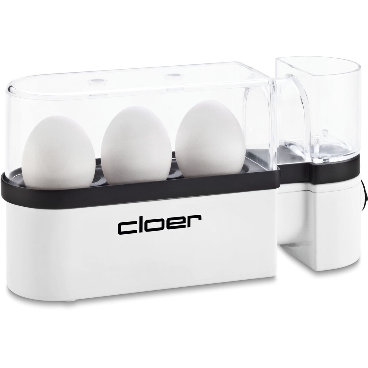 Eggekoker 3 egg - Hvit