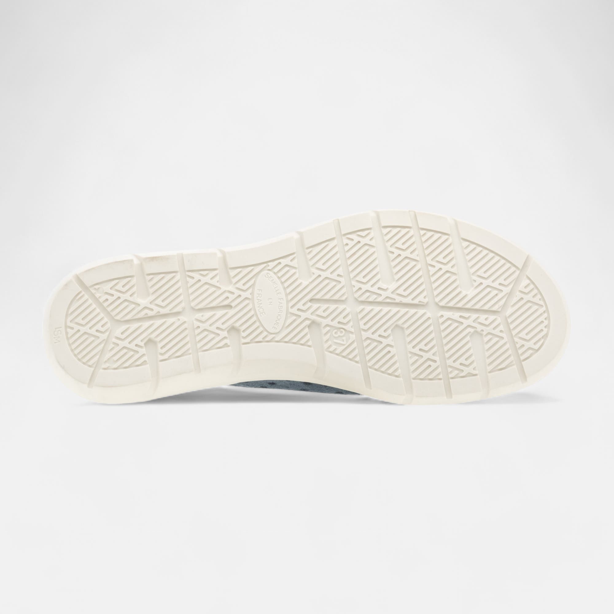Baskets basses Femme en cuir jeans