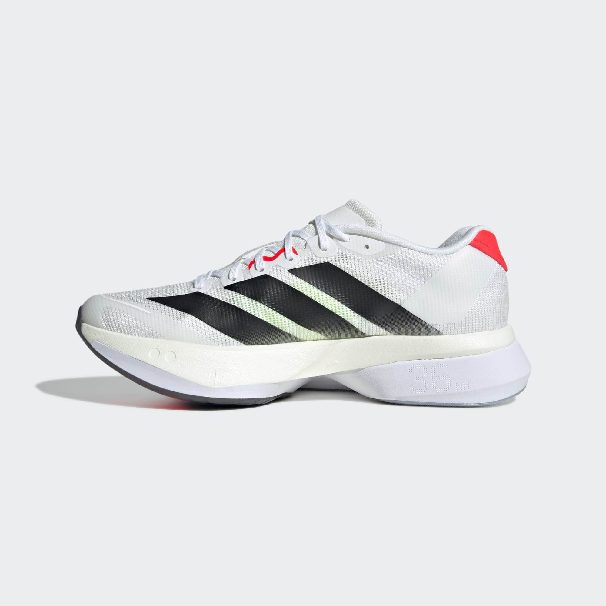 Adizero Boston 13 Dame Cloud White/Core Black/Lucid Red