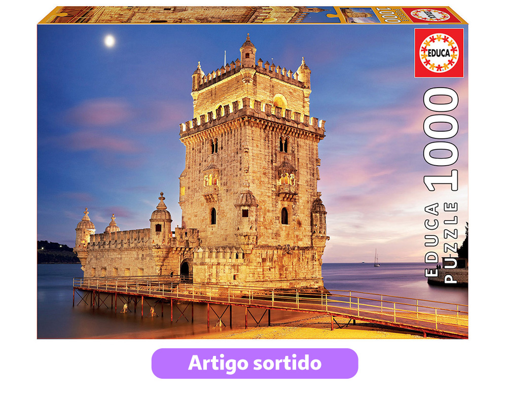 PUZZLES EDUCA 1000 PEÇAS MODELOS SORTIDOS