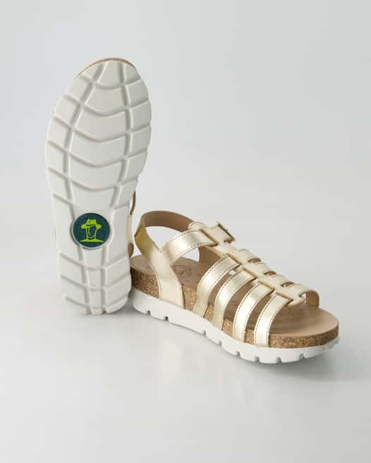 Panama Jack Sasha Shine B1 Sandalen in Gold