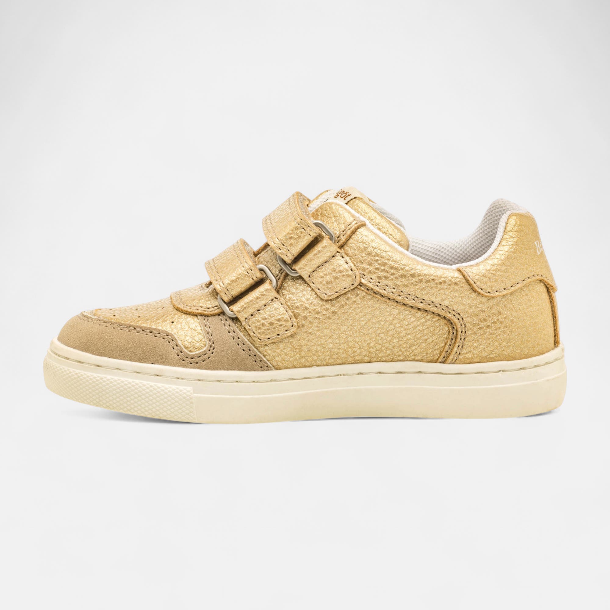 Baskets basses Fille or