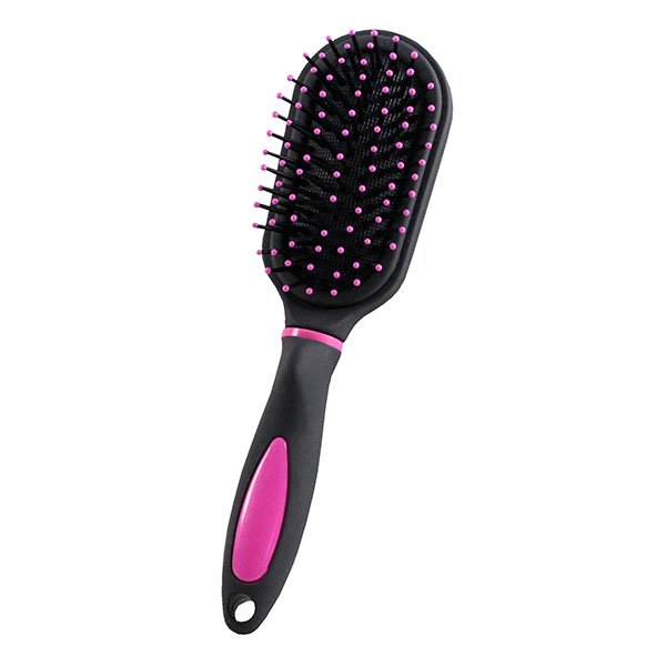 Brosse à cheveux pneumatique petit modèle  rose bleu violet vert