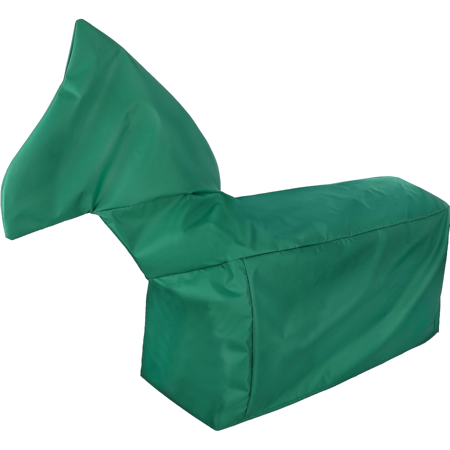 kindsgard Outdoorpferd hoppgalopp braun inkl. Zaumzeug ledde + Abdeckhaube telta