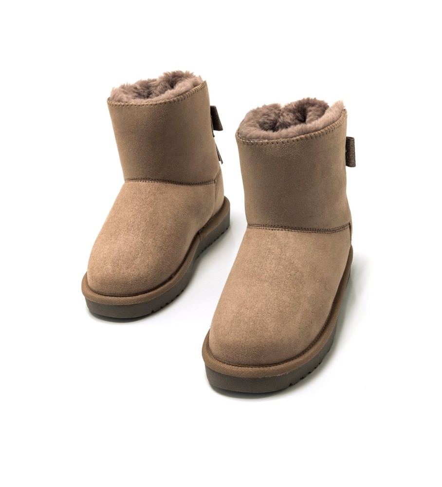 Botins Mustang Kids Sky Marron