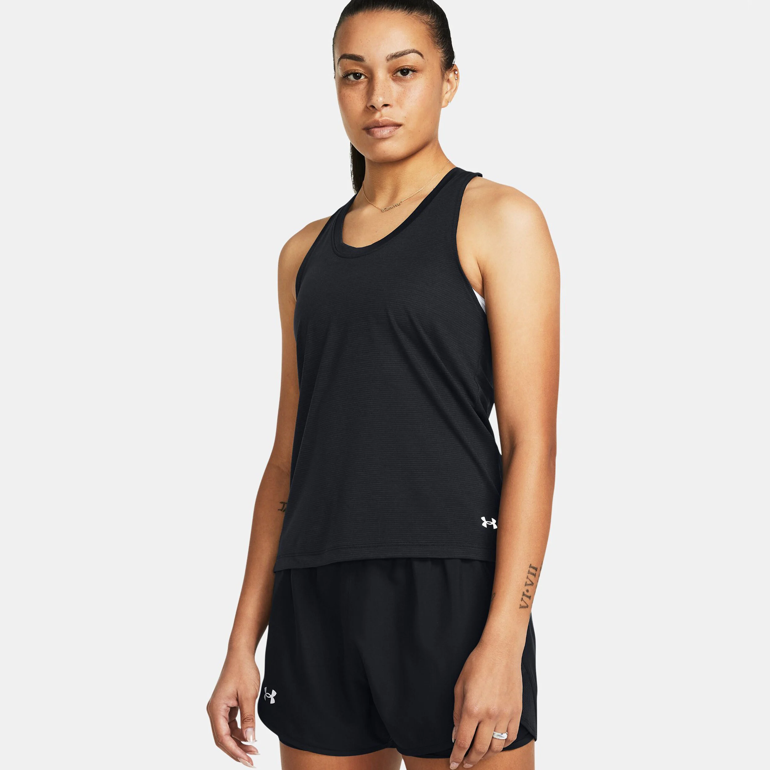 Under Armour Streaker Singlet Top De Course Femmes - Noir