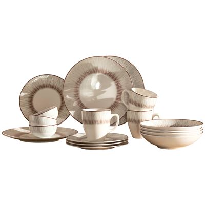 Vaisselle blanche en porcelaine émaillée