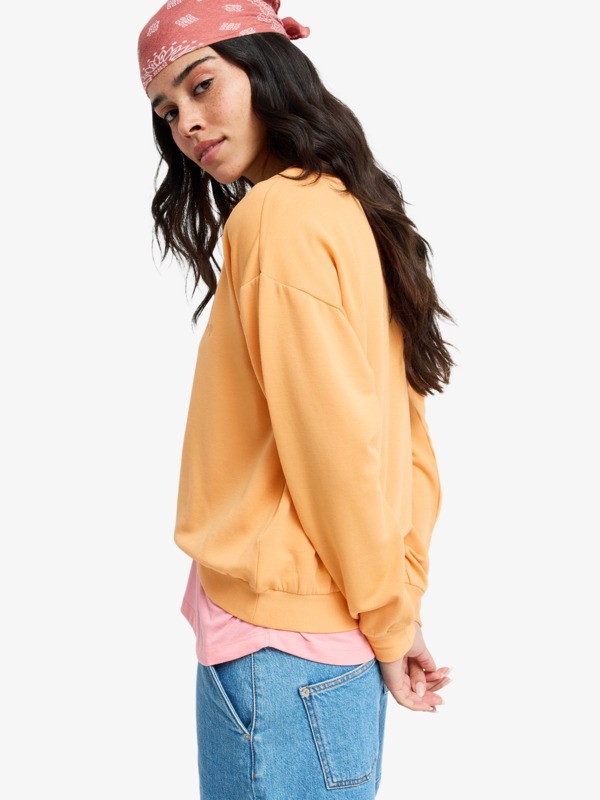 Surfing By Moonlight Sweat doux et confortable Orange Femme