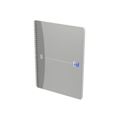 Oxford Office Essentials - Cahier à spirale A4 (21x29,7 cm) - 180 pages - grands carreaux (Seyes) - disponible dans différentes couleurs