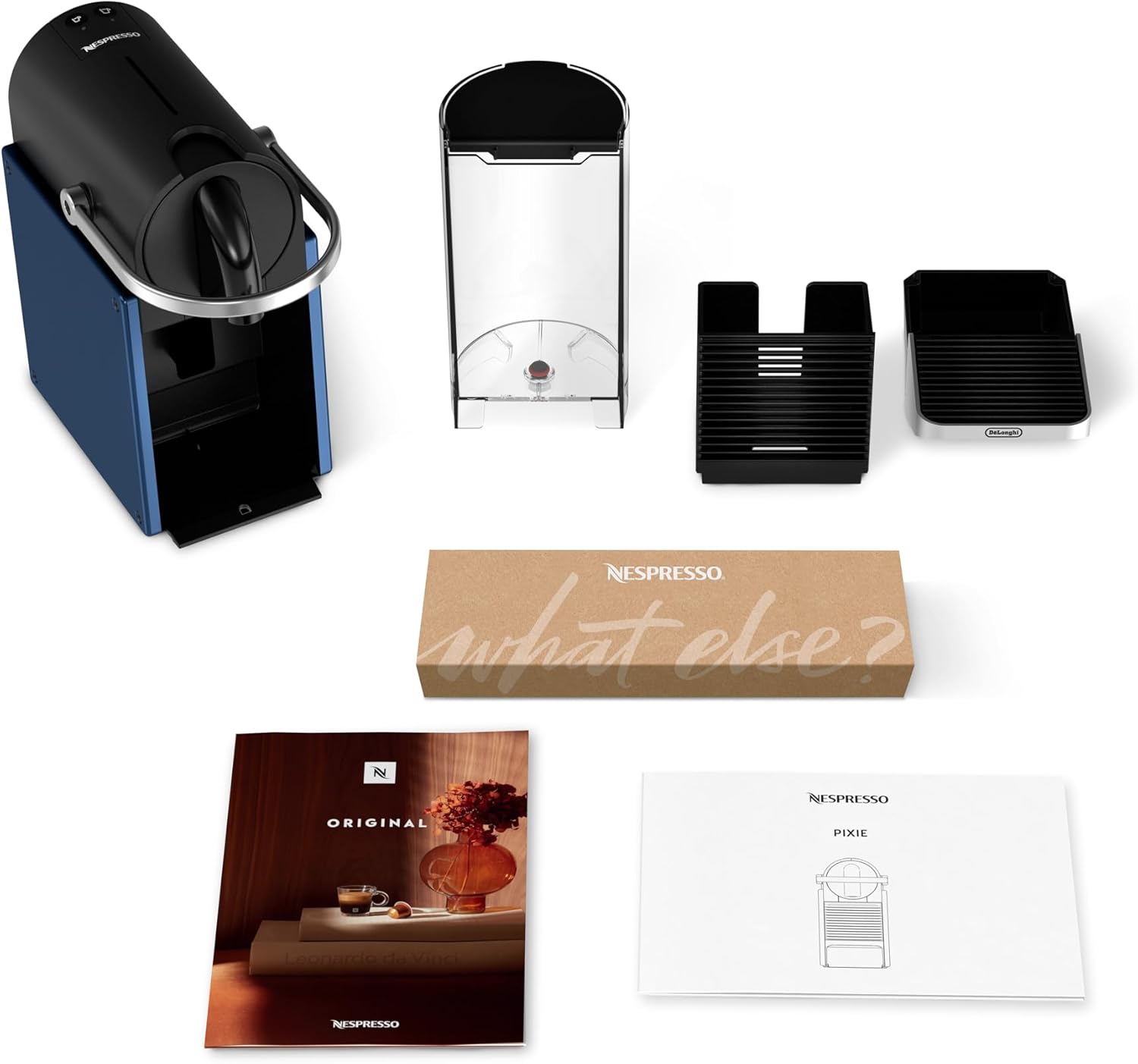 De Longhi EN 127.BL Pixie blau Kaffee-Kapsel-Maschine 19 Bar