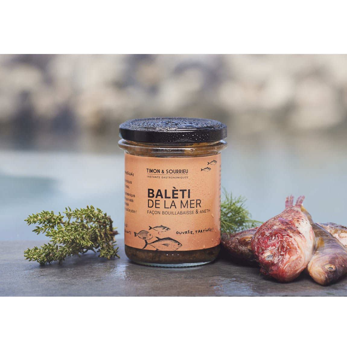 Balèti de la mer - Tartinable de rascasse façon bouillabaisse et aneth