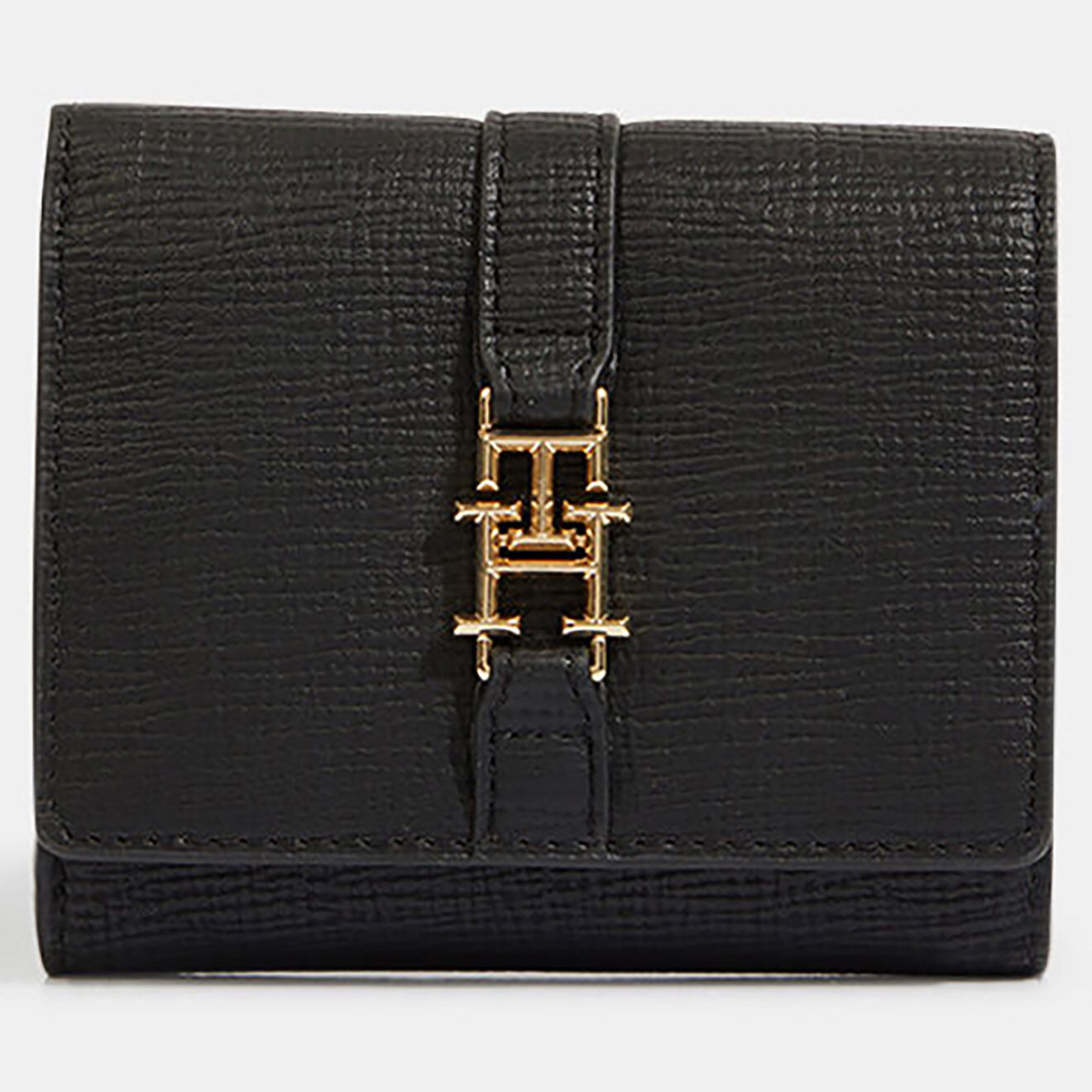 Tommy Hilfiger Portefeuille Plush noir - 10,5x11,5 cm