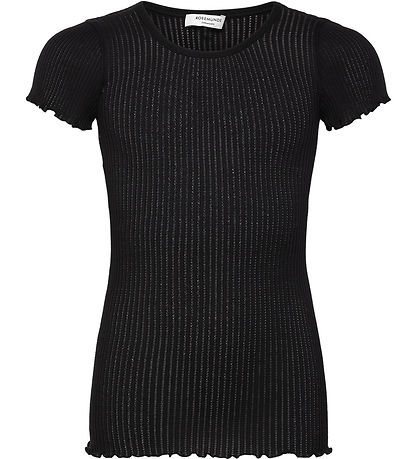 Rosemund T-Shirt - Rib - Baku - Schwarz