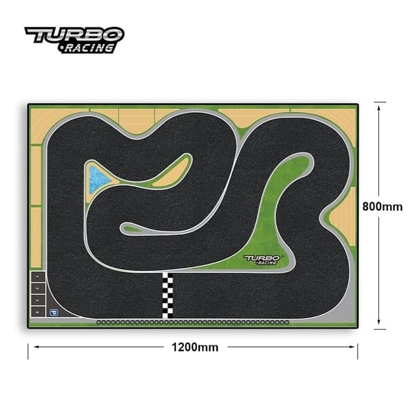 Turbo Racing DRIFT C64 1/76 Green - RTR