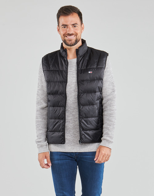 Tommy Jeans - TJM ESSENTIAL LIGHT DOWN VEST Negro