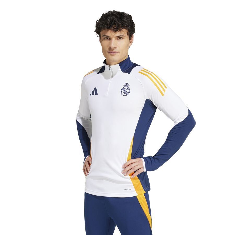 Real Madrid Maillot d'Entraînement Tiro 24 - Blanc/Bleu/Crew Orange