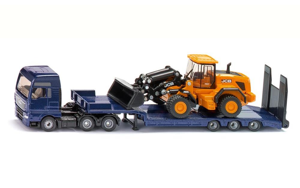 LKW MAN mit Tieflader und JCB Radlader 1:87H0 MAN TGX Sattelschlepper mit JCB 457 WLS Radlader
