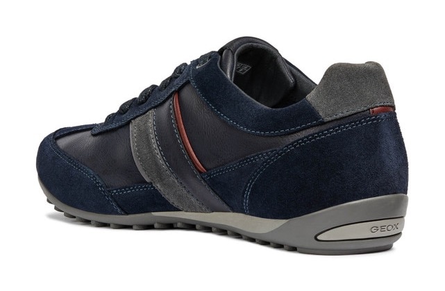 Geox Sneaker »U WELLS C«  Casual Schuh, Schnürschuh mit Logoverzierung