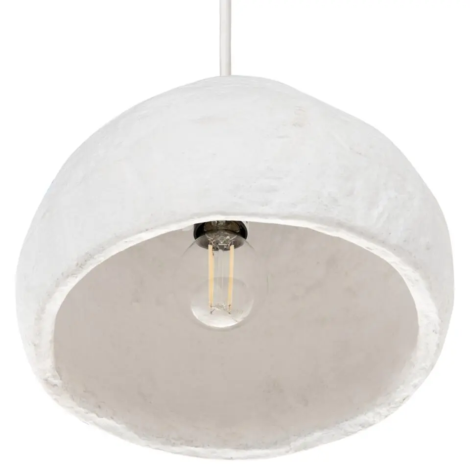 OLIMAR - Hanglamp - Gebroken wit - Papier-maché