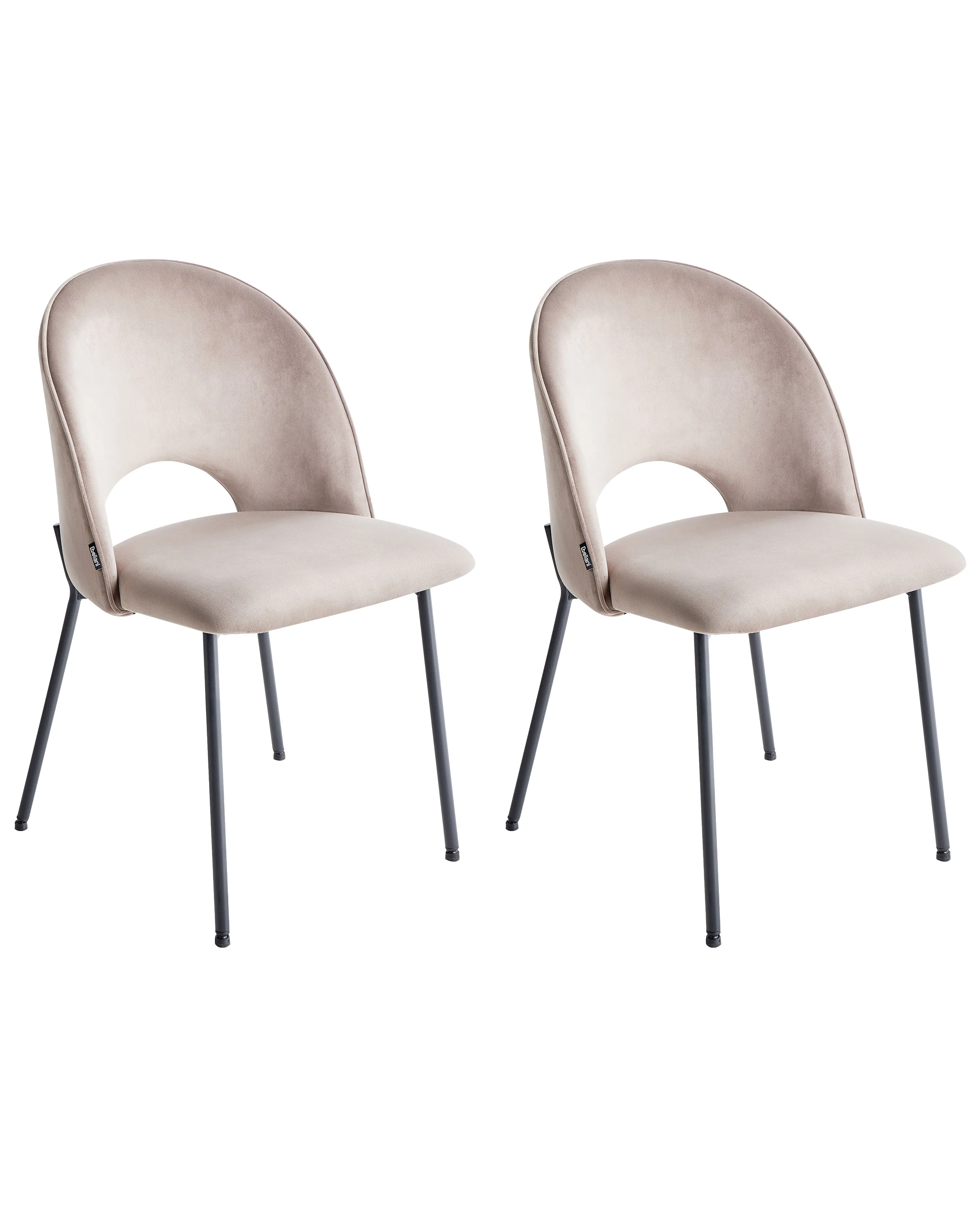 Set van 2 eetkamerstoelen COVELO Taupe