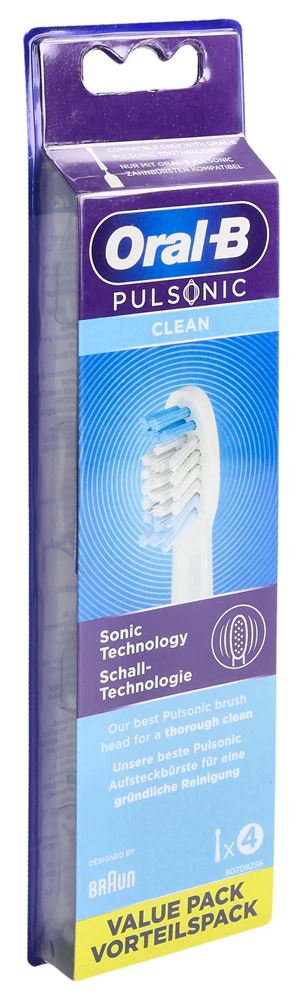 ORAL-B Aufsteckbürsten Pulsonic Clean 4 Stk