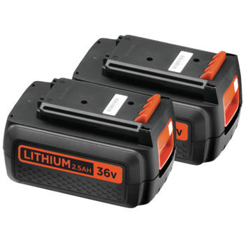 BLACK DECKER 36V grasmaaier CLM3825L2 38 cm incl. accu   lader