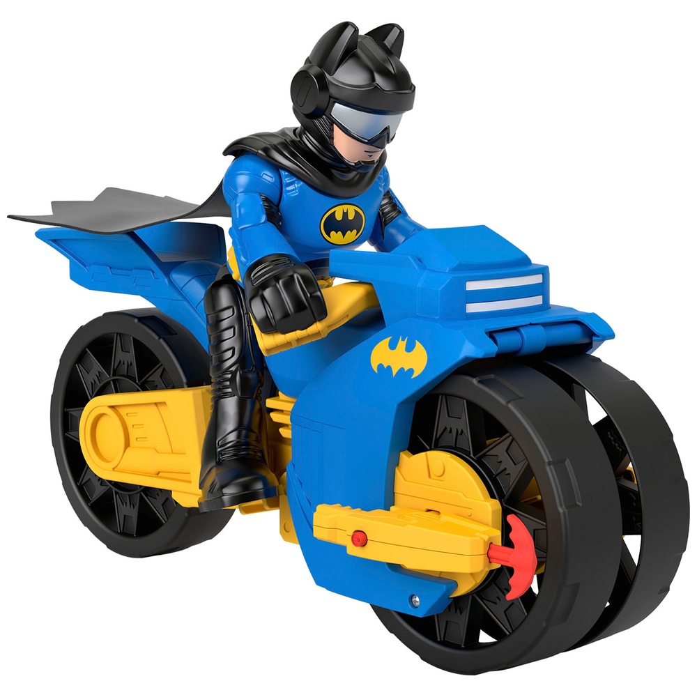 Imaginext DC Super Friends Batcycle und Batman Actionfigur XL