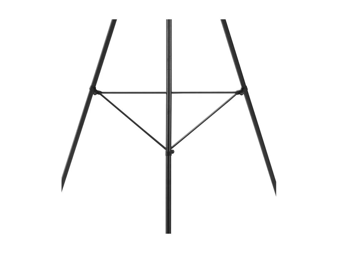 Lampadaire trépied avec abat métal argentée 70 x 70 x 163 cm 01_0000402