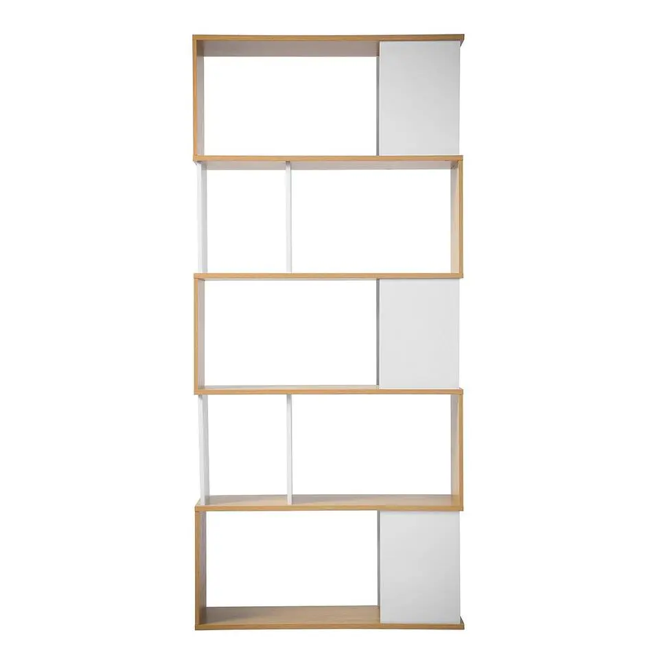 CALICOSY - Boekenkast - Wit - 173,5x80x29,5 cm