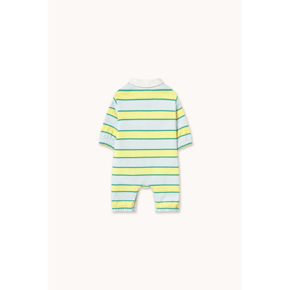 Køb TinyCottons Ice Blue Retro Stripes Polo One-Piece