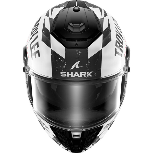 Shark - Casque Spartan RS Raceshop - Troy Lee Designs Blanc / Noir / Brillant