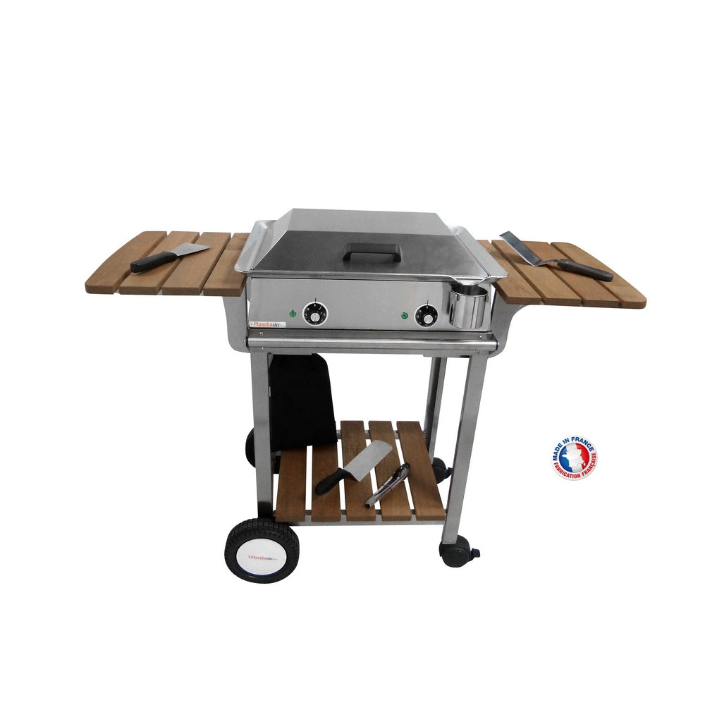 Pack plancha électrique PlanchaElec Classic 600 Inox - Chariot Elysée