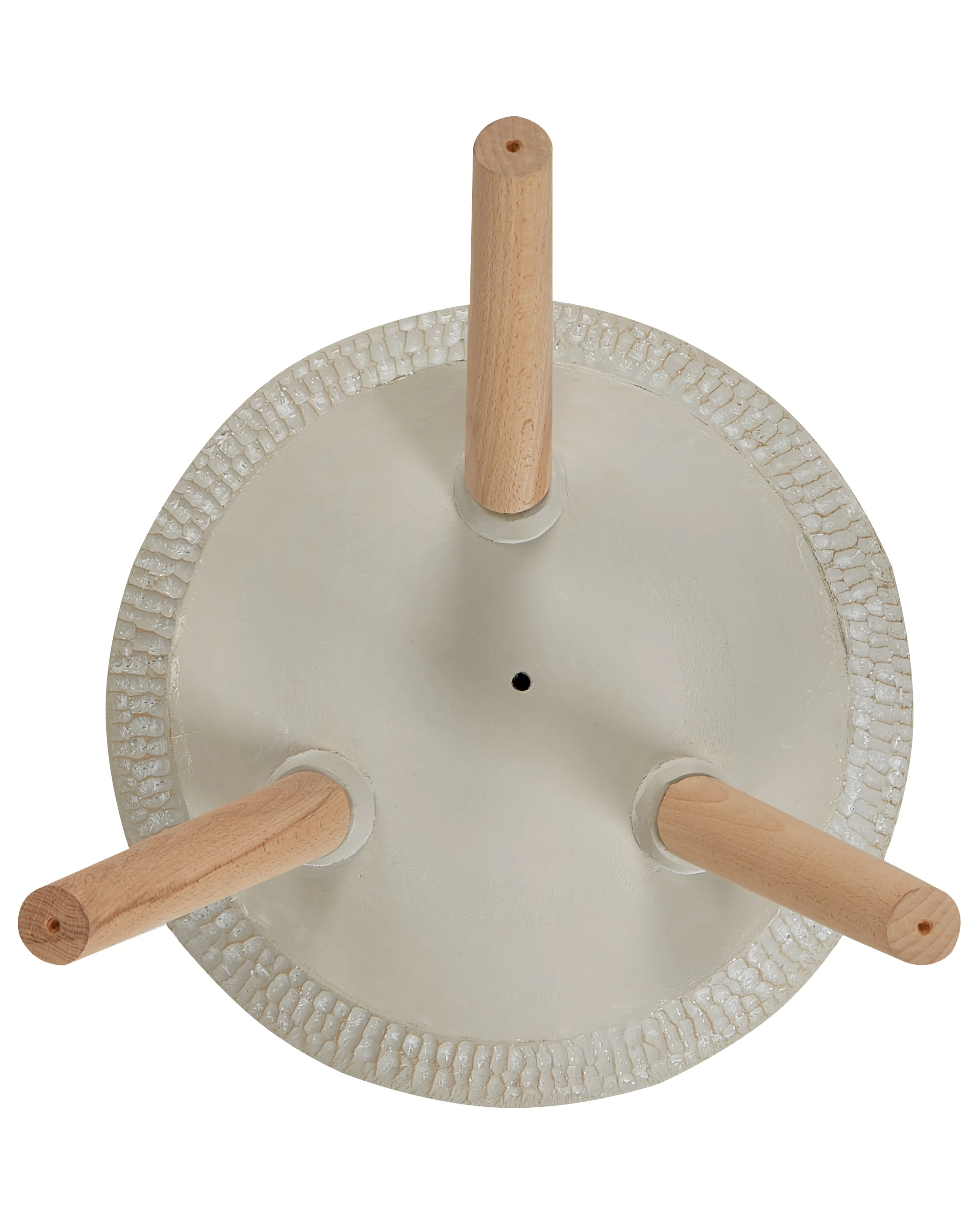 Verhoogde bloempot ATHAEA 37 cm Beige