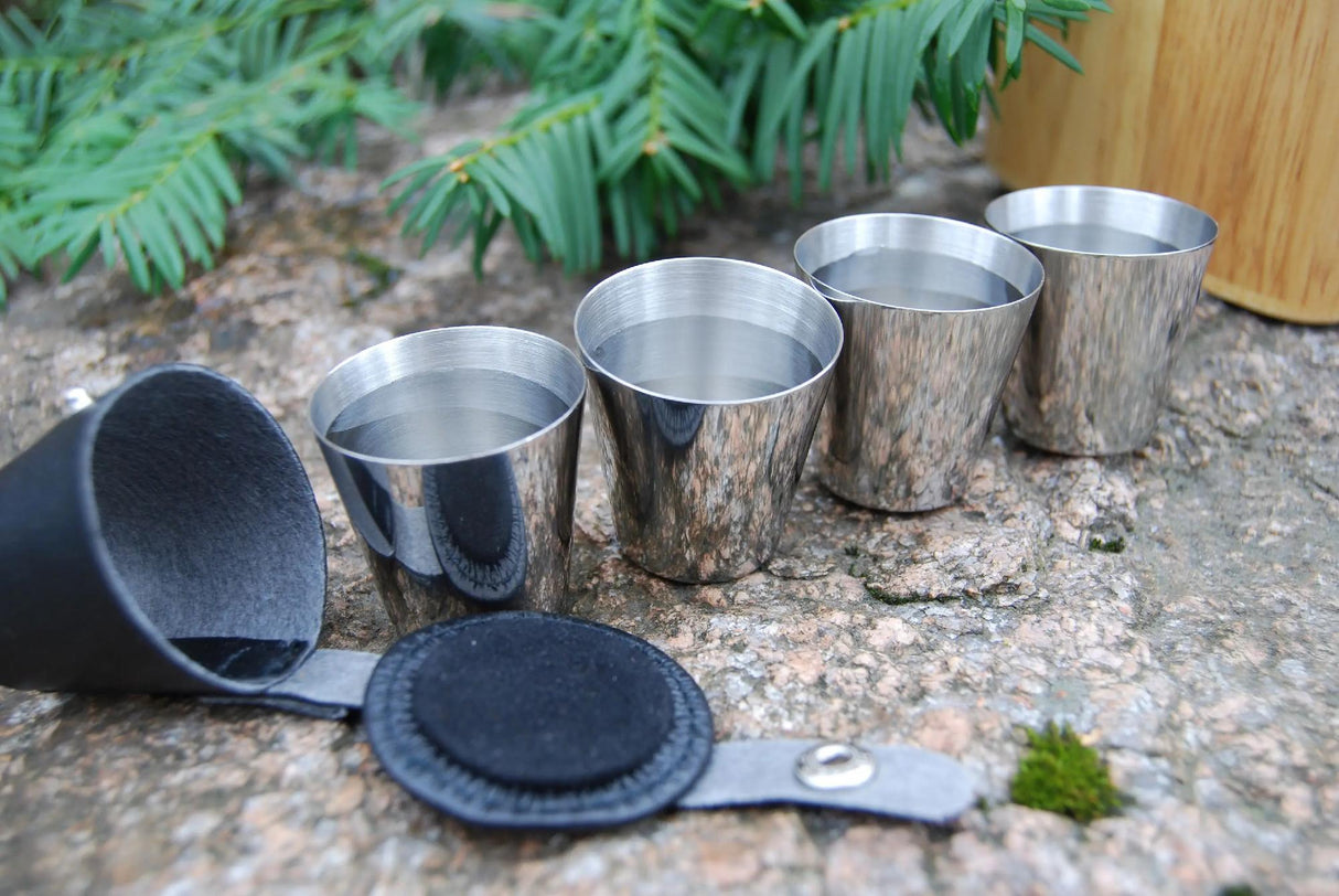 Eagle<br>Drammeglass i stål 4 stk,