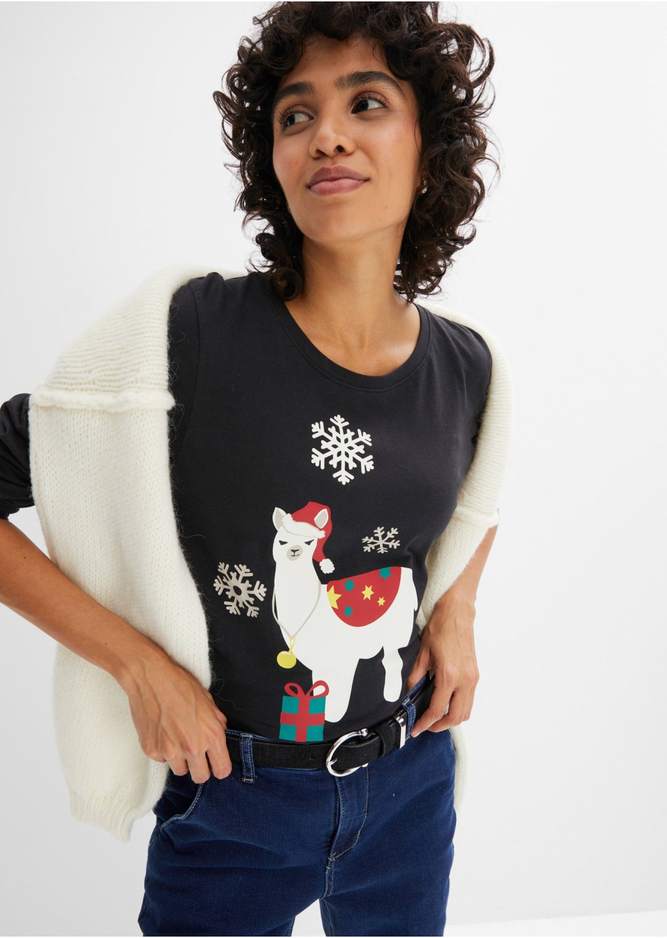 T-shirt de Noël à manches longues