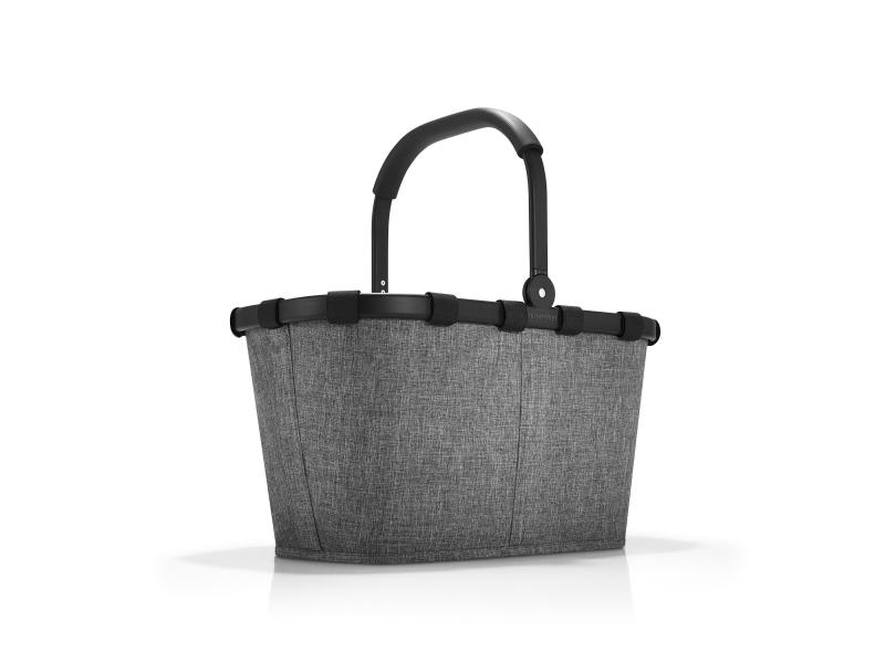 Reisenthel Einkaufskorb Carrybag Twist Silver Stillvoller Einkaufskorb für den täglichen Einkauf