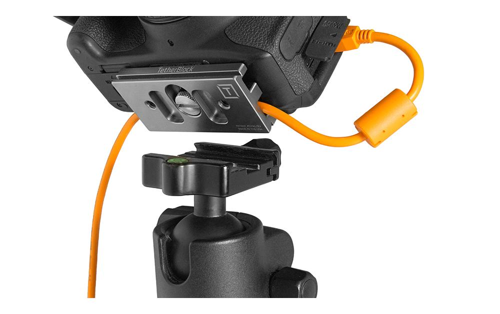 Tetherblock Arca Graphite<br>Verhindert Beschädigungen der Kameraanschlüsse